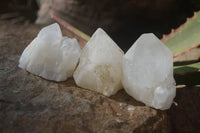 Natural Pineapple Candle Quartz Crystals  x 35 From Madagascar