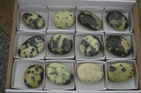 Polished Spotted Leopard Stone Gallets  x 12 From Zimbabwe - TopRock