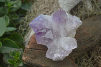 Natural Jacaranda Amethyst Clusters  x 3 From Mumbwa, Zambia - Toprock Gemstones and Minerals 