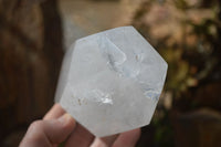 Polished Large Clear Quartz Points x 2 From Madagascar