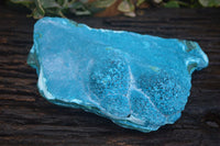 Natural Blue Chrysocolla On Silky Malachite Matrix Specimen  x 1 From Kulukuluku, Congo - Toprock Gemstones and Minerals 