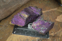 Natural Metallic Purpurite Cobbed Specimens  x 12 From Erongo, Namibia - Toprock Gemstones and Minerals 