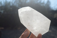 Polished Large Clear Quartz Points x 2 From Madagascar