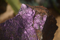 Natural Metallic Purpurite Cobbed Specimens  x 2 From Namibia - Toprock Gemstones and Minerals 