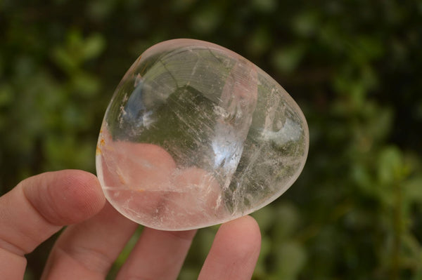 Polished Stunning Mixed Quartz Galet / Palm Stones x 12 From Madagascar