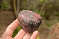 Polished Stunning Red Rhodonite Free Forms x 6 From Zimbabwe - TopRock