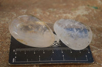 Polished Stunning Mixed Quartz Galet / Palm Stones x 12 From Madagascar