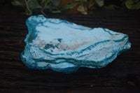 Natural Blue Chrysocolla On Silky Malachite Matrix Specimen  x 1 From Kulukuluku, Congo - Toprock Gemstones and Minerals 