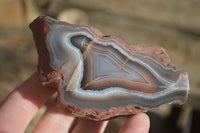 Polished Red Sache River Agate Nodules x 6 From Sashe River, Zimbabwe