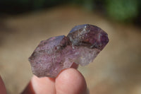 Natural Single Smokey Amethyst Crystals  x 35 From Chiredzi, Zimbabwe - Toprock Gemstones and Minerals 