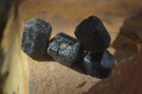 Natural Alluvial Schorl / Black Tourmaline Crystals  - Sold per 1 Kg (200 to 280 pieces) - From Zimbabwe - Toprock Gemstones and Minerals 