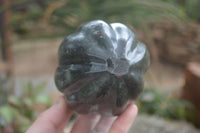 Polished Green Serpentine Pumpkin Carvings  x 2 From Zimbabwe - Toprock Gemstones and Minerals 