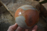 Polished Polychrome Jasper Spheres  x 2 From Mahajanga, Madagascar