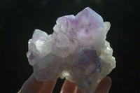 Natural Jacaranda Amethyst Clusters  x 3 From Mumbwa, Zambia - Toprock Gemstones and Minerals 