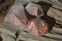 Natural Smokey Hematoid Quartz Crystals  x 24 From Ambositra, Madagascar