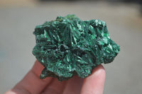 Natural Chatoyant Silky Malachite Specimens  x 6 From Kasompe, Congo - TopRock