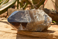 Natural Smokey Quartz Crystal With Polished Termination x 1 From Zomba, Malawi - TopRock