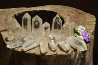 Polished Clear Quartz Crystal Points x 24 From Madagascar - TopRock