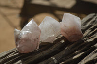 Natural Smokey Hematoid Quartz Crystals  x 24 From Ambositra, Madagascar