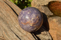 Polished Purple Lepidolite Crystal Spheres  x 8 From Madagascar - TopRock