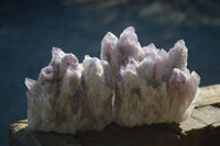 Natural Sugar Amethyst Clusters  x 4 From Solwezi, Zambia - Toprock Gemstones and Minerals 