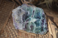 Polished Watermelon Fluorite Slices  x 6 From Uis, Namibia