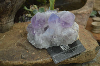 Natural Jacaranda Amethyst Clusters x 2 From Mumbwa, Zambia - TopRock