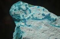 Natural Blue Chrysocolla On Silky Malachite Matrix Specimen  x 1 From Kulukuluku, Congo - Toprock Gemstones and Minerals 