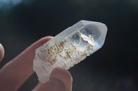 Natural Highly Selected Single Clear Quartz Crystals  x 35 From Mpika, Zambia - Toprock Gemstones and Minerals 