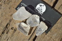 Natural Semi Optic Single Quartz Crystals x 63 From Zambia - TopRock