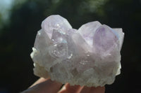 Natural Jacaranda Amethyst Clusters  x 3 From Mumbwa, Zambia - Toprock Gemstones and Minerals 