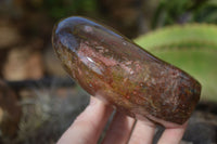 Polished Ocean Jasper Standing Free Forms  x 3 From Marovato, Madagascar