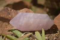 Polished Double Terminated Pink Rose Quartz Points  x 4 From Ambatondrazaka, Madagascar - TopRock