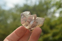 Polished Lovely Selection Of Smokey & Clear Window Quartz Crystals x 12 From Akansobe, Madagascar - TopRock