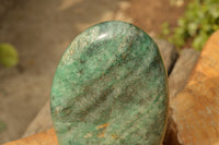 Polished Highly Selected Green Fuchsite Included Quartz Standing Free Forms  x 2 From Madagascar - TopRock