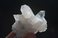 Natural Single Clear Quartz Crystals  x 12 From Mpika, Zambia - Toprock Gemstones and Minerals 