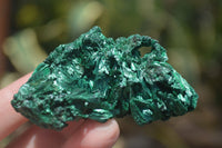 Natural Chatoyant Silky Malachite Specimens  x 6 From Kasompe, Congo - TopRock