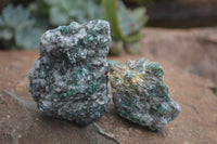 Natural Small Cobbed Emeralds In Matrix Specimens - Sold Per 1 kg (8-13 Pieces) From Sandawana, Zimbabwe - TopRock