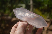 Polished Double Terminated Pink Rose Quartz Points  x 4 From Ambatondrazaka, Madagascar - TopRock