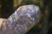 Polished Purple Lepidolite Point  x 1 From Madagascar - Toprock Gemstones and Minerals 