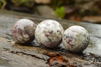 Polished Rubellite Pink Tourmaline In Matrix Spheres  x 6 From Madagascar - TopRock