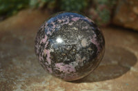 Polished Rhodonite Spheres x 4 From Madagascar