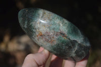 Polished Green Fuchsite Quartz Standing Free Forms  x 3 From Madagascar - Toprock Gemstones and Minerals 