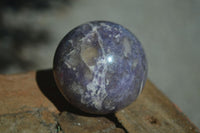 Polished Purple Lepidolite With Rubellite Spheres  x 6 From Madagascar - Toprock Gemstones and Minerals 