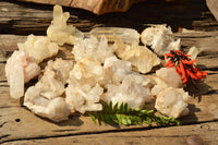 Natural Small Quartz Clusters With Long Intact Crystals  x 24 From Mandrosonoro, Madagascar - TopRock