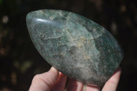 Polished Green Fuchsite Quartz Standing Free Forms  x 3 From Madagascar - Toprock Gemstones and Minerals 