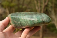 Polished Highly Selected Green Fuchsite Included Quartz Standing Free Forms  x 2 From Madagascar - TopRock