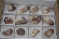 Natural Red Hematoid Quartz Specimens x 12 From Karoi, Zimbabwe - TopRock