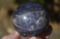 Polished Purple Lepidolite Spheres  x 4 From Madagascar - Toprock Gemstones and Minerals 