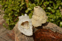 Natural Rare Hollow "Snow" Quartz Specimens  x 24 From Alberts Mountain, Lesotho - TopRock